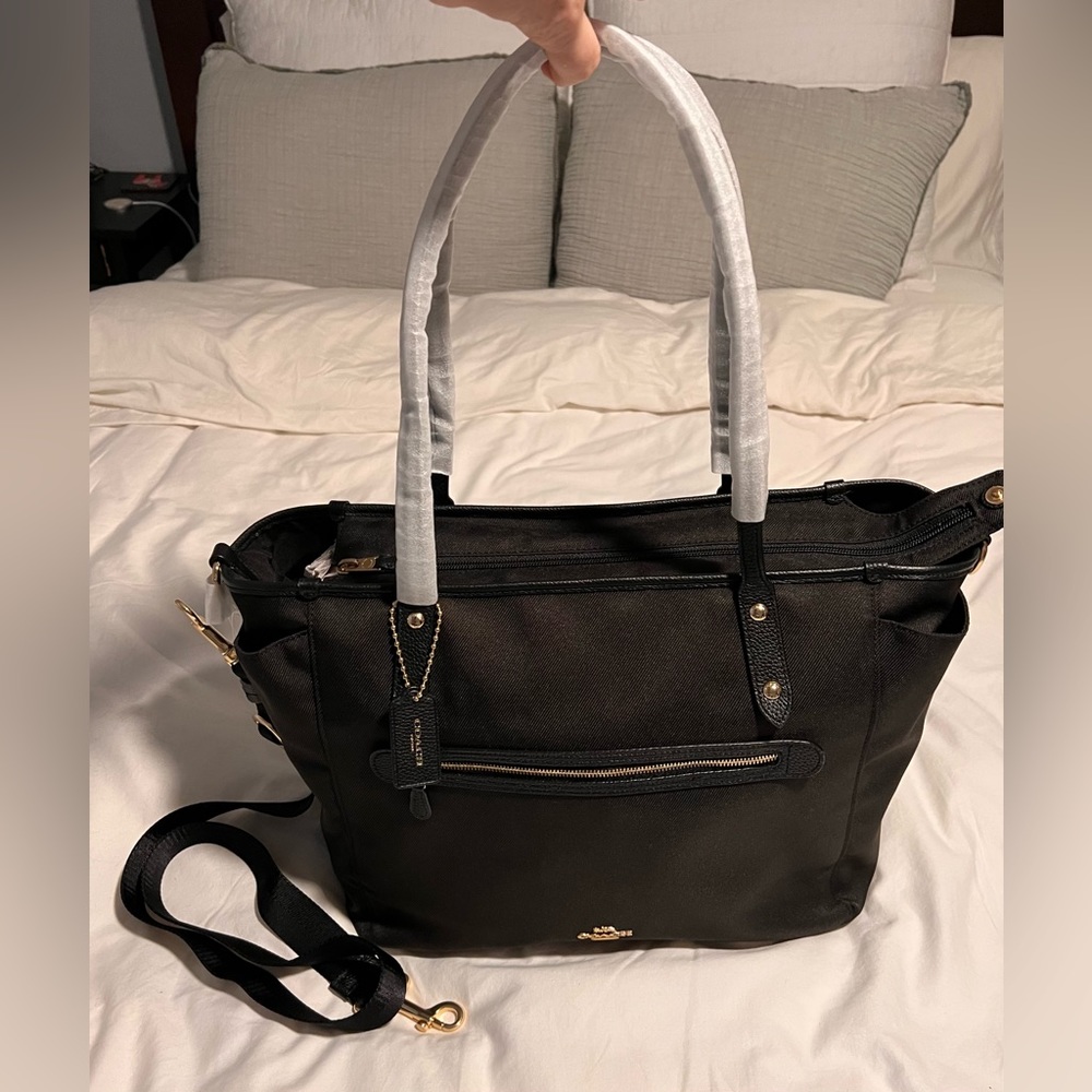 Brand new coach nylon baby tote
